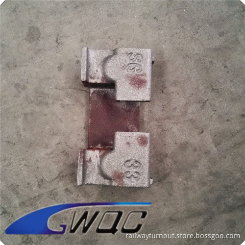 China supplier Good quality used in railway turnout bottom iron